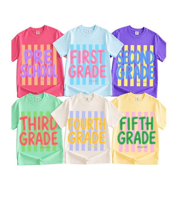 Personalized Back To School Graphic Pre-Order