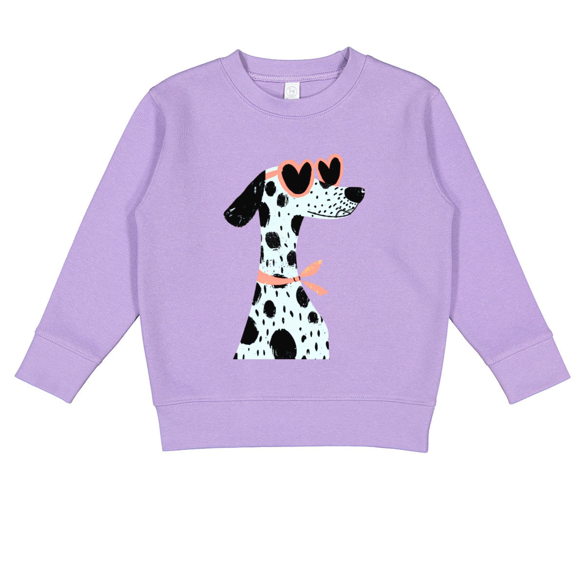 Lilac Dalmation Crewneck