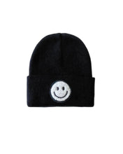 Load image into Gallery viewer, Smiley Beanie | Black
