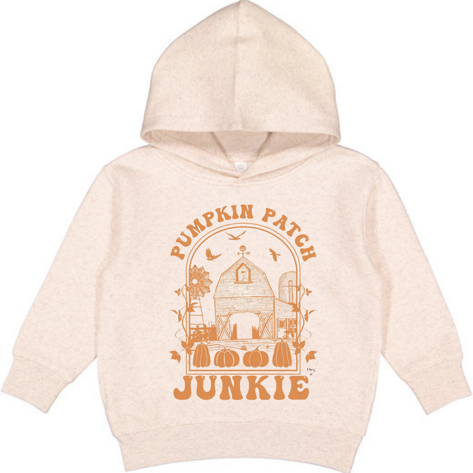 Pumpkin Patch Junkie Hooded Sweatshirt