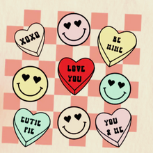 Load image into Gallery viewer, Checkerboard Candy Heart Tee
