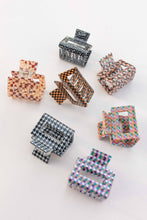 Load image into Gallery viewer, Retro Checkered Hair Clip | Claw
