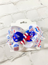 Load image into Gallery viewer, Patriotic Hairbows - X-Large
